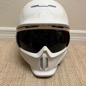 Ruroc RG1-DX Triple White Ski/Snowboard Helmet Goggles XS